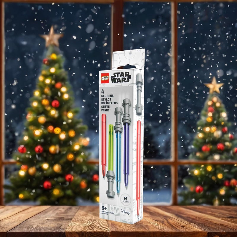IQ LEGO Star Wars Lightsaber Gel Pen Set - 4 Pack Gel Pens (52875A) - Image 3